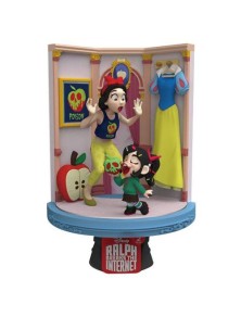 Ralph 2 Statua Biancaneve & Vanellope D-Stage Diorama Figura 16 cm Beast Kingdom