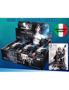 Final Fantasy FFTCG OPUS XI Soldier's Return Booster Box Italiano Square Enix