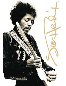 AQUARIUS ENT JIMI HENDRIX B&W TIN SIGN INSEGNA