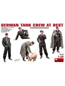 MINIART MIN35198 GERMAN TANK CREW AT REST KIT 1:35 Modellino