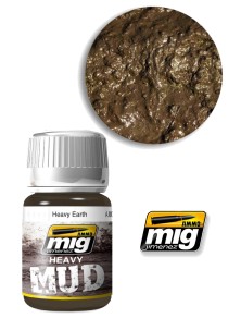 AMMO BY MIG JIMENEZ HEAVY MUD TEXTURE HEAVY EARTH 1704 COLORI