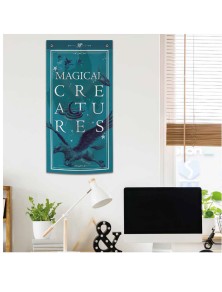 H.POTTER MAGICAL CREATURES WALL BANNER WALL SCROLL BS STUDIO