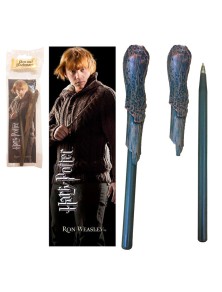 Harry Potter Ron Weasley Wand Pend E Segnalibro Noble Collection