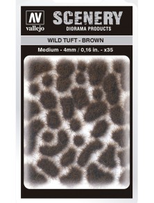 TUFT WILD SC411 BROWN MEDIUM ACCESSORI PER MODELLISMO VALLEJO VALLEJO