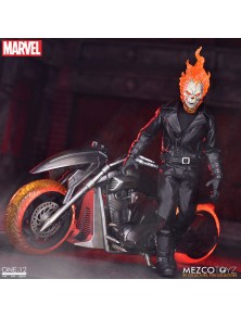 One 12 Coll Ghost Rider & Hell Cycle Set Action Figura Mezco Toys