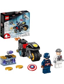 LEGO MARVEL SUPER EROI 76189 - SCONTRO TRA CAPTAIN AMERICA E HYDRA