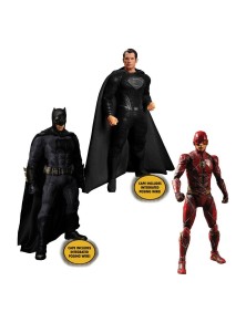 Justice League Film Figura 1/12 Set Scatole Acciaio Versione Deluxe 15/17cm Mezco Toys