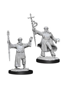 D&d Nolzur's Marvelous Miniatures Unpainted Miniatures Human Wizard Male Case (6) Wizkids