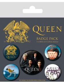 Queen Spilla Badges 5-pack Classic Pyramid International