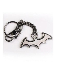 Batman Metal Key Ring Black Logo Noble Collection