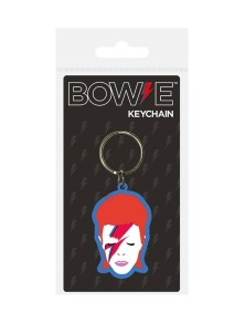 David Bowie Rubber Portachiavi Aladdin Sane 6 Cm Pyramid International