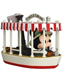 Jungle Cruise Funko POP Rides Vinile Figura Skipper Mickey con Barca 15 cm