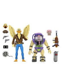 Tartarughe Ninja Cartoon Ace Duck Mutagen Man 2-pack Action Figura Neca