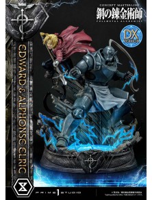 FULLMETAL ALCHEMIST EDWARD&ALPHONSE DLX STATUA PRIME 1 STUDIO