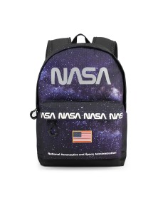 NASA Zaino Scuola Blu Scuro HS 1.2 Galaxy Karactermania