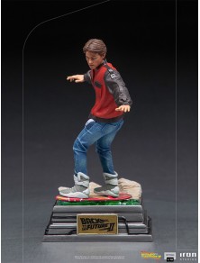 Ritorno al Futuro 2 Figura Marty Mcfly Hoverboard 20 cm Iron Studios