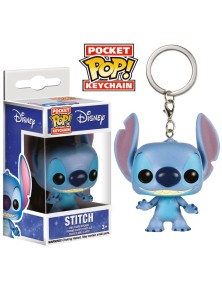 Lilo & Stitch Pocket Pop! Portachiavi in Vinile Stitch 4 Cm Funko