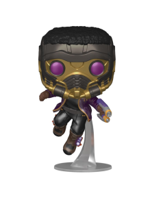 What If...? Funko Pop Marvel Vinile Figura TChalla Star-Lord Esclusiva 9 Cm