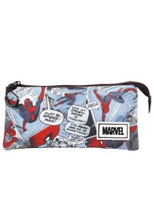 SPIDER-MAN Astuccio Portatutto Triplo HS Brush Karactermania