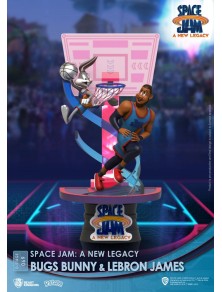 Space Jam: A New Legacy D-Stage PVC Diorama Bugs Bunny & Lebron James Standard Version 15 Cm Beast Kingdom Toys