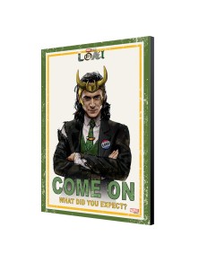 LOKI WHAT DID YOU EXPECT WOOD PANEL POSTER SEMIC