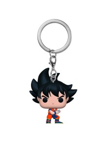 Dragon Ball Z Portachiavi Funko Pop Vinile Figura Goku Con Onda Energetica 4 cm