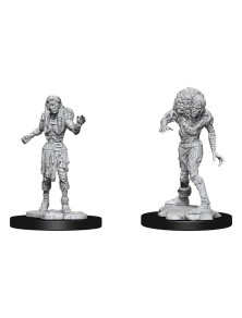 D&d Nolzur's Marvelous Miniatures Unpainted Miniatures Drowned Assassin & Drowned Ascetic Case (6) Wizkids