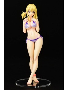 Fairy Tail Pvc Statua 1/6 Lucy Heartfilia Swimsuit Pure In Heart Twin Tail Ver. 27 Cm Orca Toys