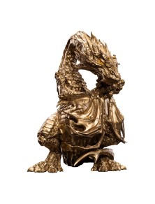 Lo Hobbit Mini Epics Vinile Figura Smaug The Golden (edizione Limitata) 29 Cm Weta Workshop