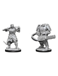 Starfinder Battles Deep Cuts Unpainted Miniatures Vesk Soldier Case (2) Wizkids