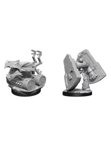 D&d Nolzur's Marvelous Miniatures Unpainted Miniatures Stone Defender & Oaken Bolter Case (2) Wizkids