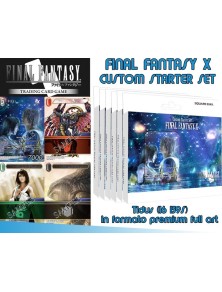 Final Fantasy X FFTCG Starter Set Personalizzato 6 Decks Italiano Square Enix