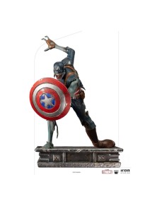 What If...? Art Scale Statua 1/10 Captain America Zombie 22 Cm Iron Studios