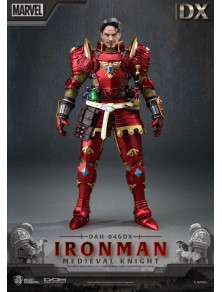 Marvel Action Figure Deluxe Iron Man Cavaliere Medievale 20 Cm 1/9 Beast Kingdom Toys