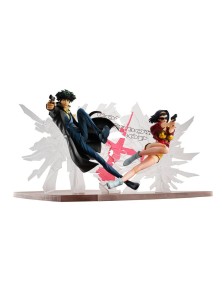 Cowboy Bebop Pvc Statuas 1/8 Spike Spiegel & Faye Valentine 1st Gig 20 Cm Megahouse