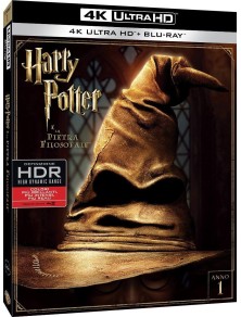 Harry Potter e La Pietra Filosofale 4K Ultra HD + Blu-Ray Warner Bros.