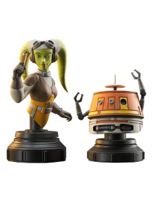 Star Wars Rebels Busto 2-pack Hera & Chopper 15 Cm Gentle Giant