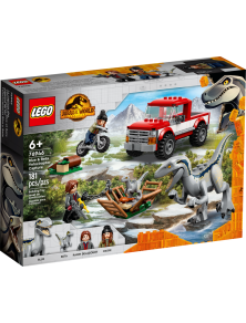 LEGO JURASSIC WORLD 76946 - LA CATTURA DEI VELOCIRAPTOR BLUE E BETA