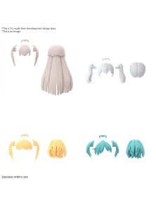 30MS OPTION HAIR STYLE PARTS Vol.5 (4) MODEL KIT BANDAI MODEL KIT