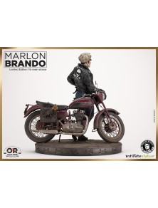 Marlon Brando W/bike Old&rare 1:6 Resin Statua Infinite Statua