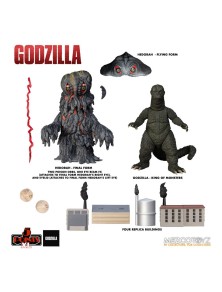 Godzilla Vs. Hedorah 5 Points XL Action Figures Deluxe Box Set Mezco Toys