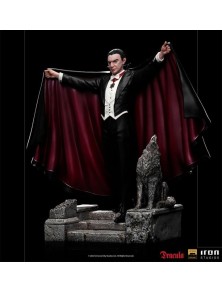 UNIVERSAL MONSTERS DRACULA 1/10 DLX STAT STATUA IRON STUDIOS