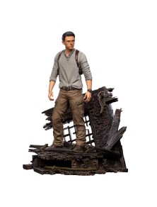 Uncharted Movie Deluxe Art Scale Statua 1/10 Nathan Drake 22 Cm Iron Studios