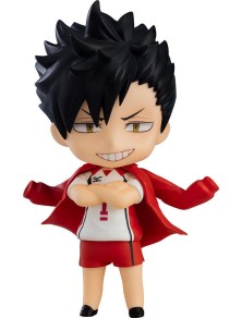 Haikyu!! Nendoroid Action Figura Tetsuro Kuroo Second Uniforme Ver. 10 Cm Orange Rouge