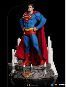 Superman Unleashed Dlx 1/10 Statua Statua Iron Studios