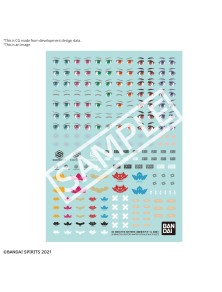 30MS WATER DECALS MULTIUSE 1 MODEL KIT BANDAI MODEL KIT