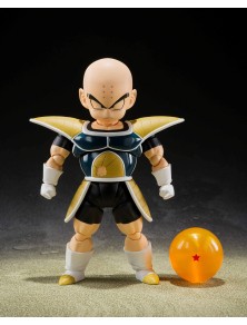 Dragon Ball Z S.h. Figuarts Figura Krillin vestitio da Battaglia 11 Cm Bandai