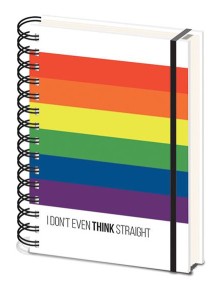 Lgbt I Do Not Think Straight Agenda Taccuino Pyramid International