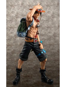 One Piece Statua Neo-dx Portgas D. Ace 10th Ver. Limitata P.o.p 23 Cm Megahouse