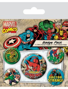 MARVEL (SPIDER-MAN) BADGE PACK SPILLA PYRAMID INTERNATIONAL